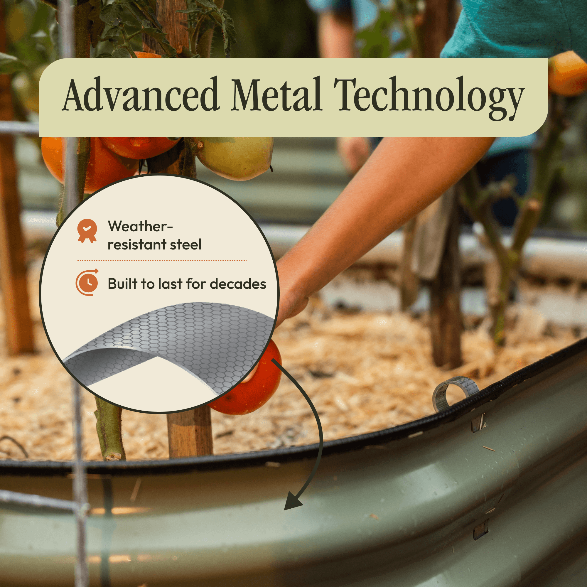 "No Tools Needed" Premium Metal Raised Garden Bed Kit