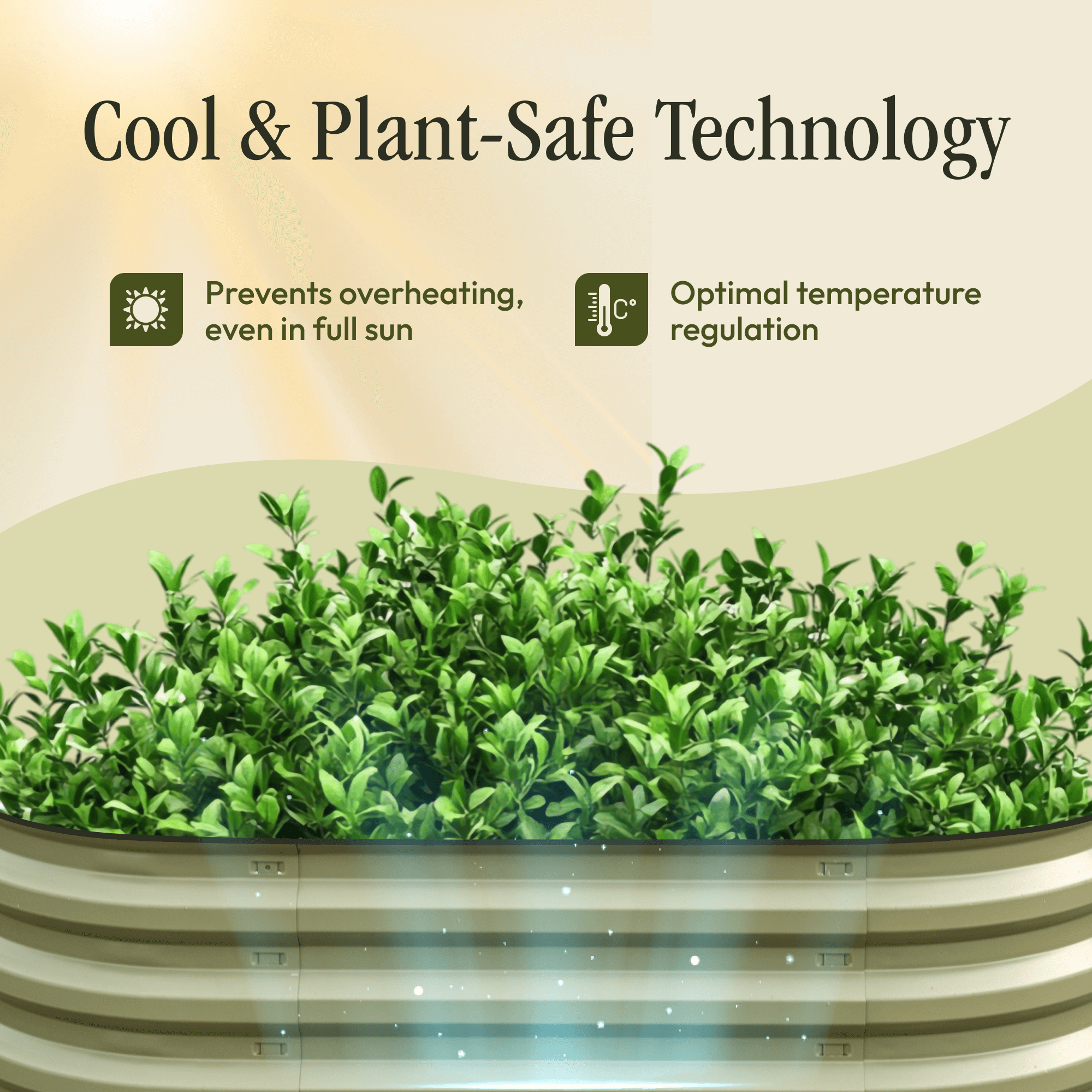 "No Tools Needed" Premium Metal Raised Garden Bed Kit