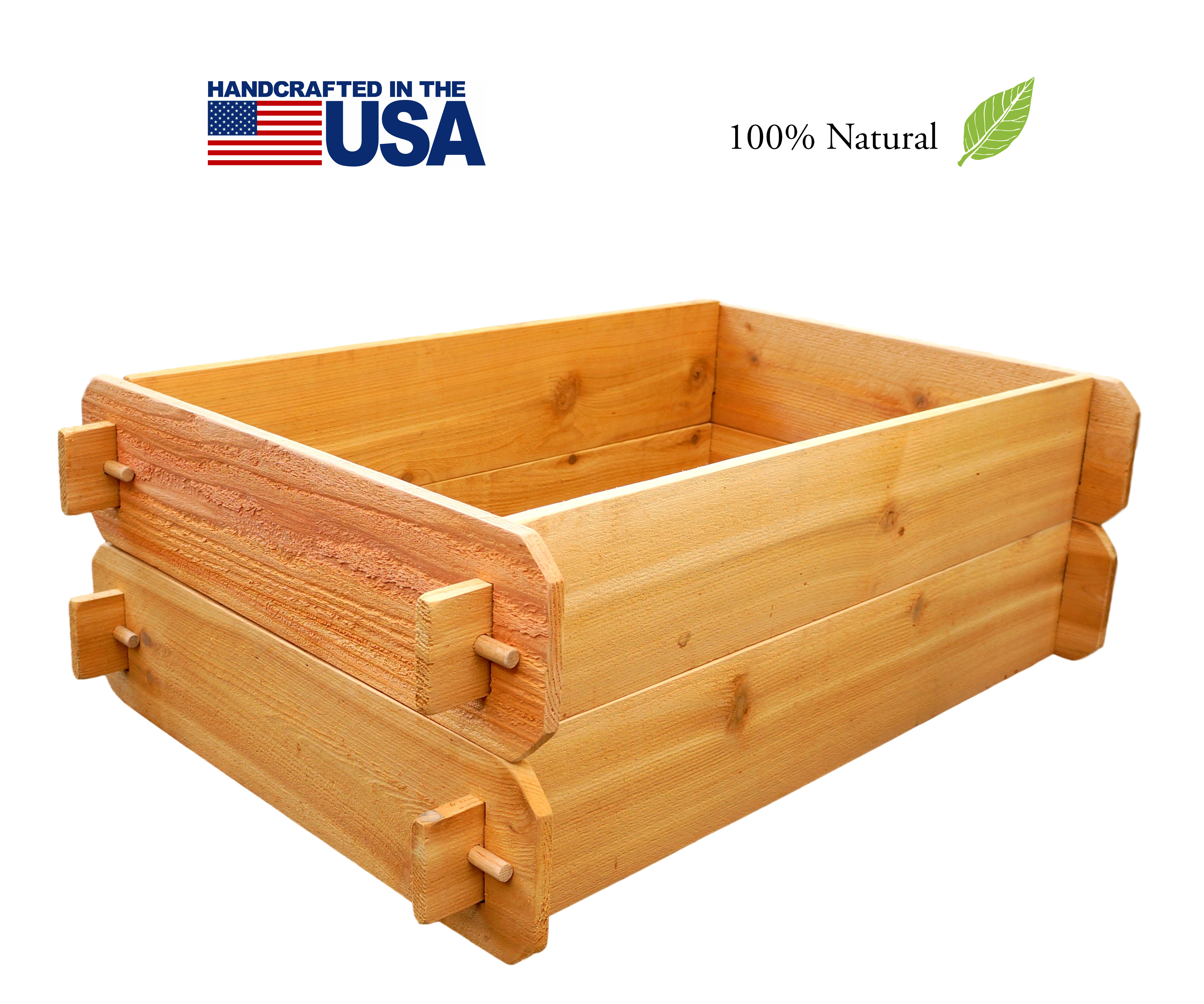 Raised Garden Bed Kit Double Deep (Two 2x3) Select Cedar
