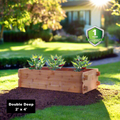 Raised Garden Bed Kit Double Deep (Two 2x4) Select Cedar