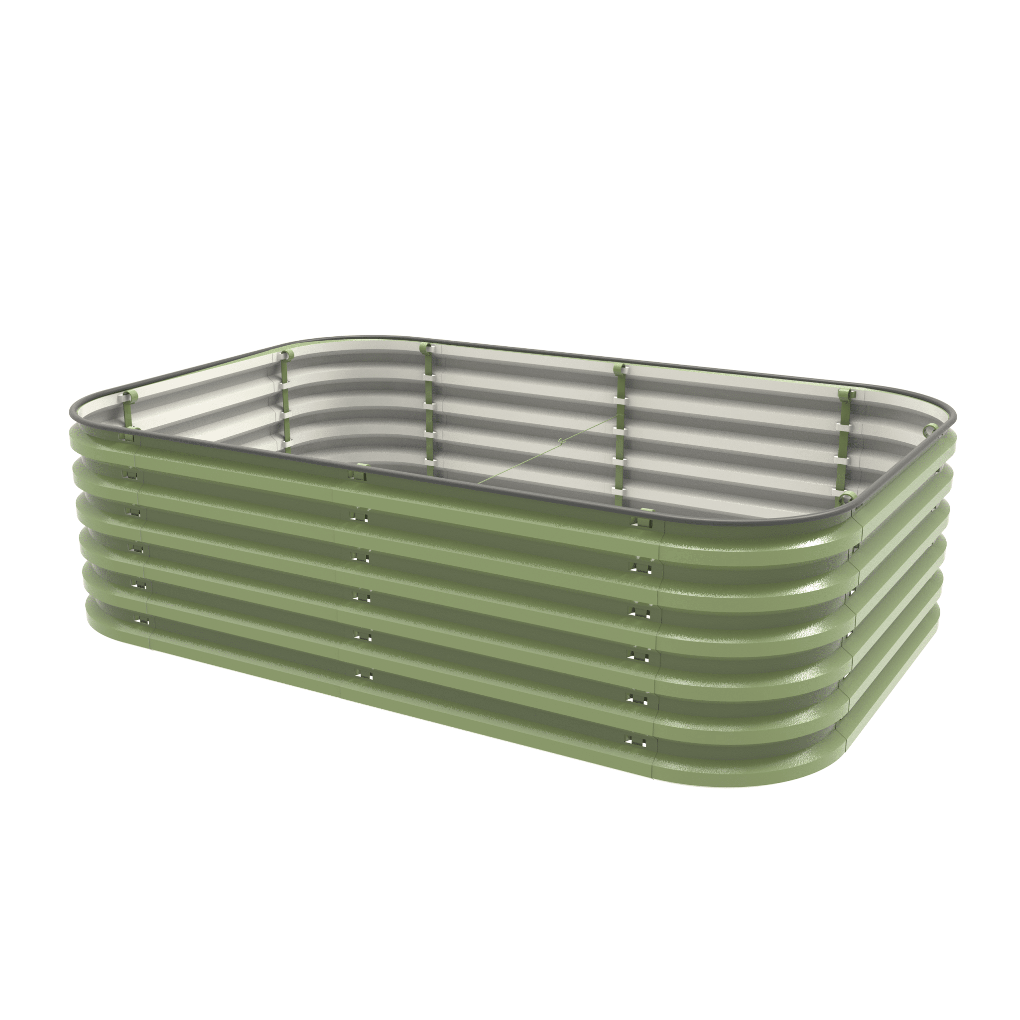 "No Tools Needed" Premium Metal Raised Garden Bed Kit