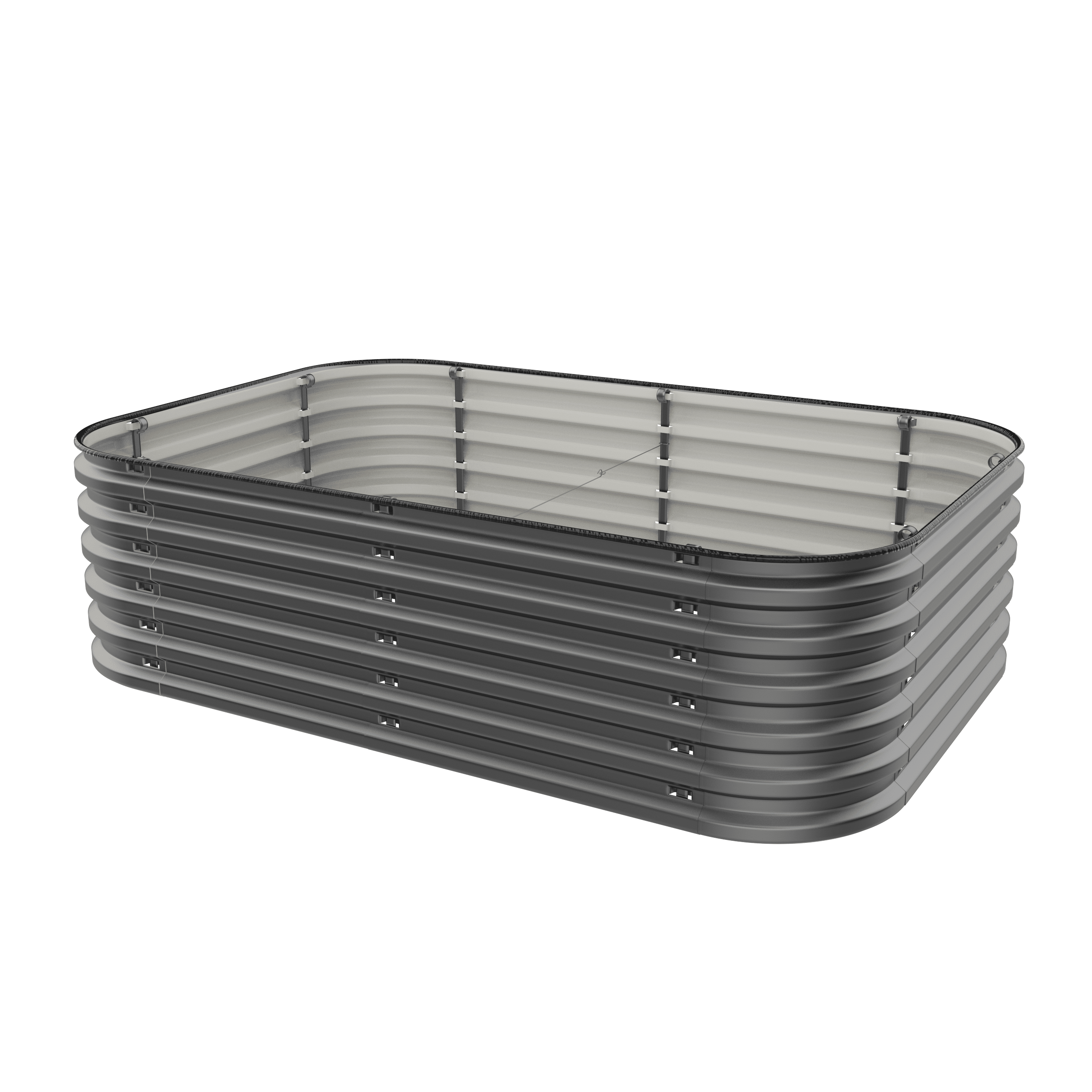 "No Tools Needed" Premium Metal Raised Garden Bed Kit