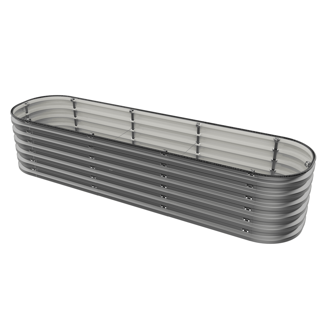 "No Tools Needed" Premium Metal Raised Garden Bed Kit
