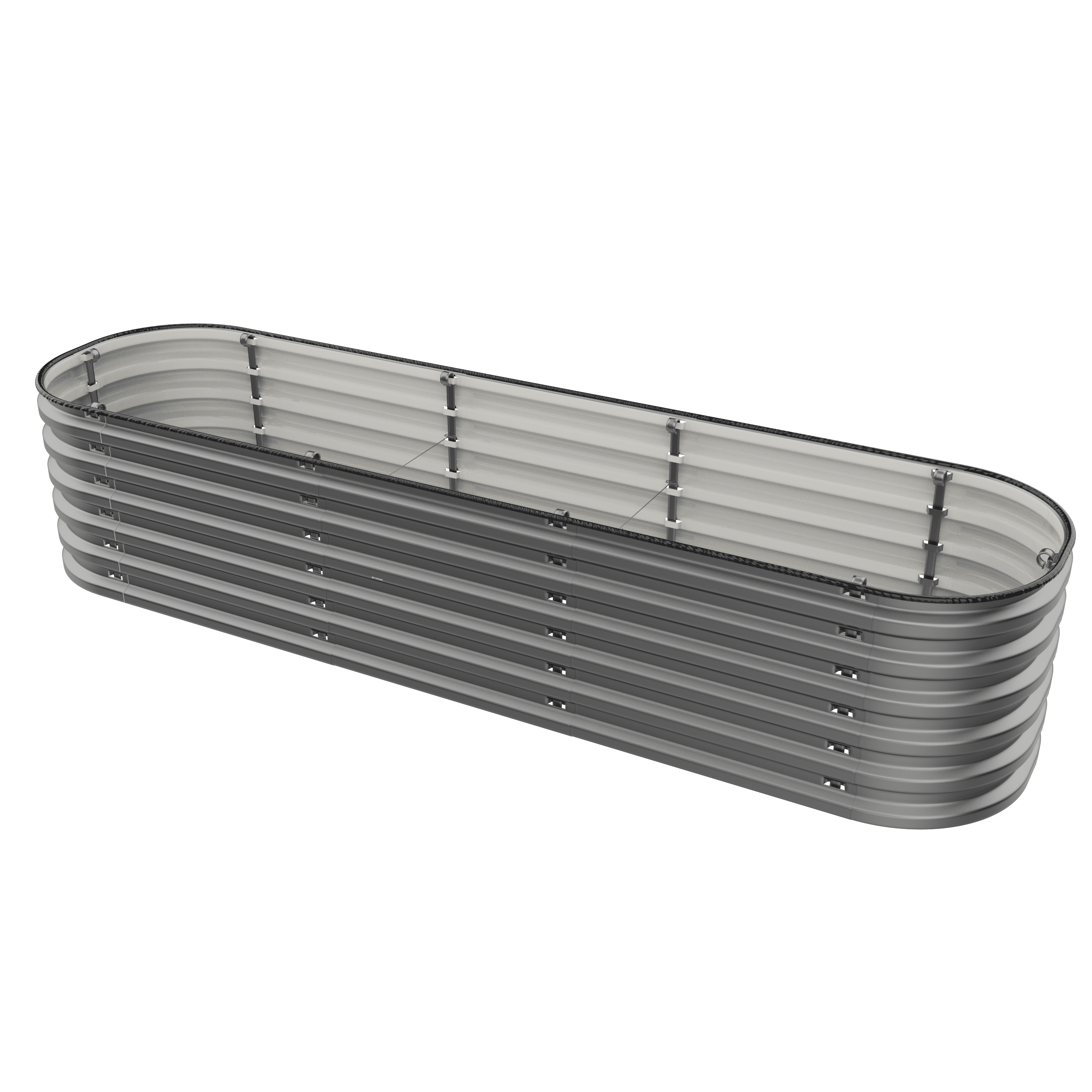 "No Tools Needed" Premium Metal Raised Garden Bed Kit