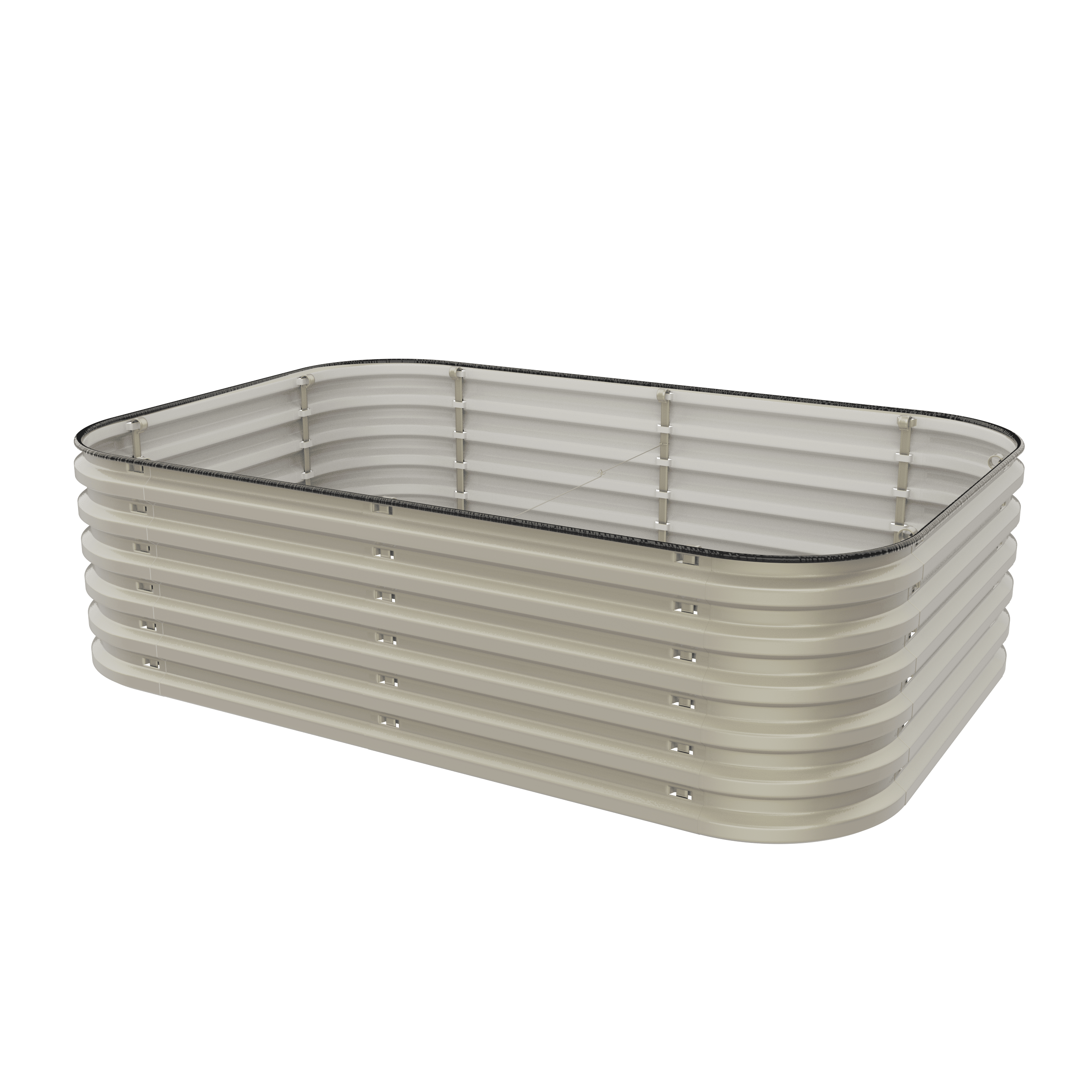 "No Tools Needed" Premium Metal Raised Garden Bed Kit